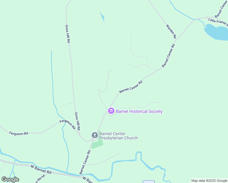 map of restaurants, bars, coffee shops, grocery stores, and more near 609 Barnet Center Rd in Barnet