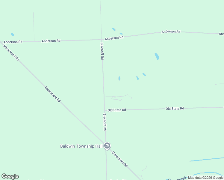 map of restaurants, bars, coffee shops, grocery stores, and more near 1278-1498 Bischoff Road in East Tawas