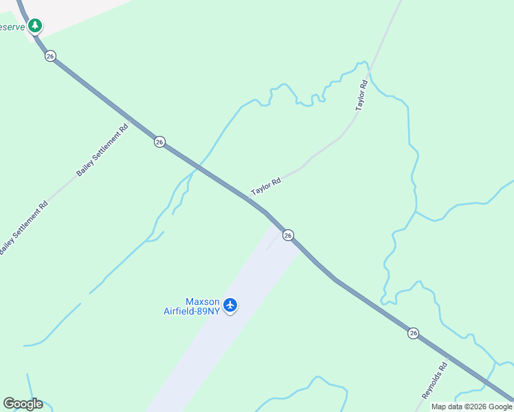 map of restaurants, bars, coffee shops, grocery stores, and more near State Route 26 in ALEX BAY