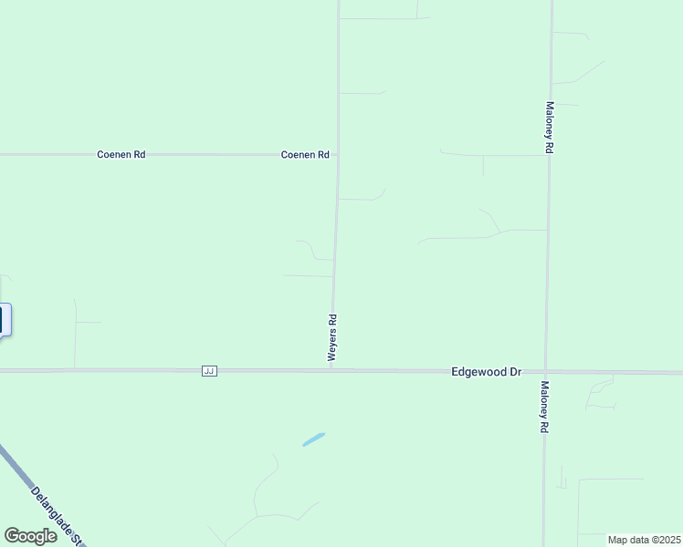 map of restaurants, bars, coffee shops, grocery stores, and more near N2194 Weyers Road in Kaukauna