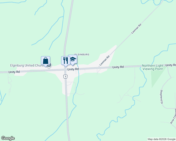 map of restaurants, bars, coffee shops, grocery stores, and more near 2061 Unity Road in Kingston