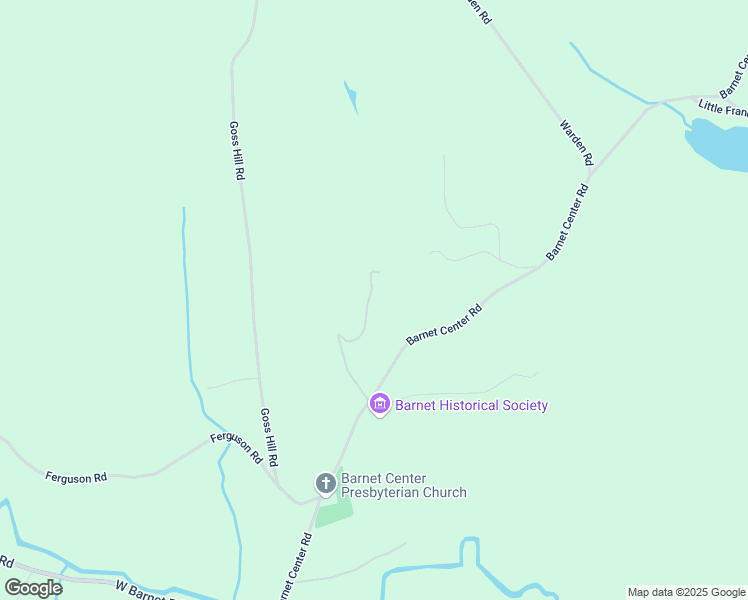 map of restaurants, bars, coffee shops, grocery stores, and more near 609 Barnet Center Road in Barnet