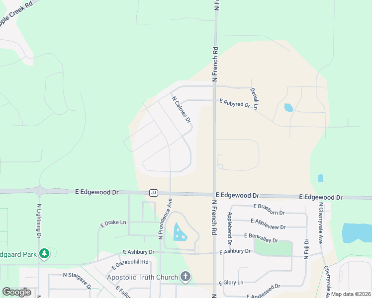 map of restaurants, bars, coffee shops, grocery stores, and more near 5465 North Amethyst Drive in Appleton