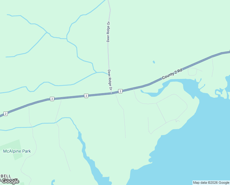 map of restaurants, bars, coffee shops, grocery stores, and more near 4429 County Road 2 in Gananoque