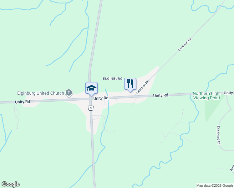 map of restaurants, bars, coffee shops, grocery stores, and more near 2061 Unity Road in Kingston