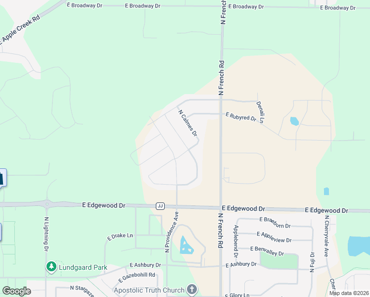 map of restaurants, bars, coffee shops, grocery stores, and more near 5519 North Amethyst Drive in Appleton