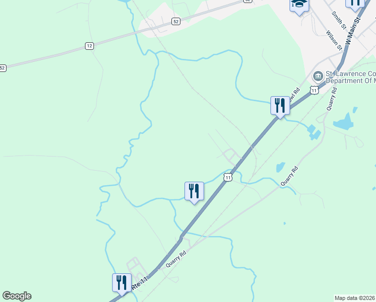 map of restaurants, bars, coffee shops, grocery stores, and more near in Gouverneur
