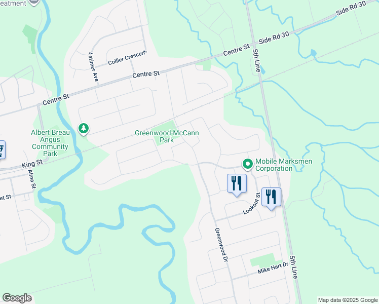 190 Greenwood Drive Angus On Walk Score