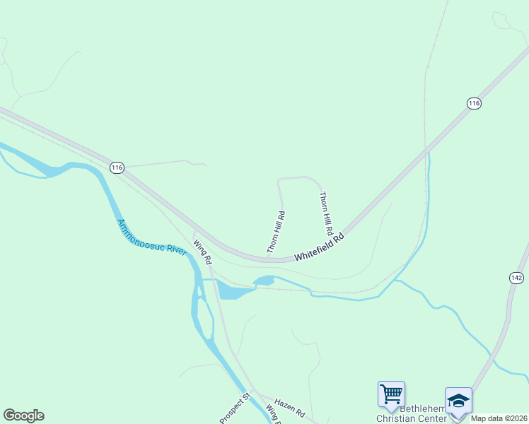 map of restaurants, bars, coffee shops, grocery stores, and more near 51 Thorn Hill Road in Bethlehem