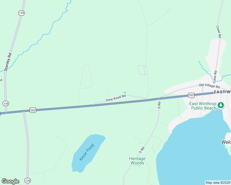 map of restaurants, bars, coffee shops, grocery stores, and more near 40 Pine Knoll Road in Winthrop