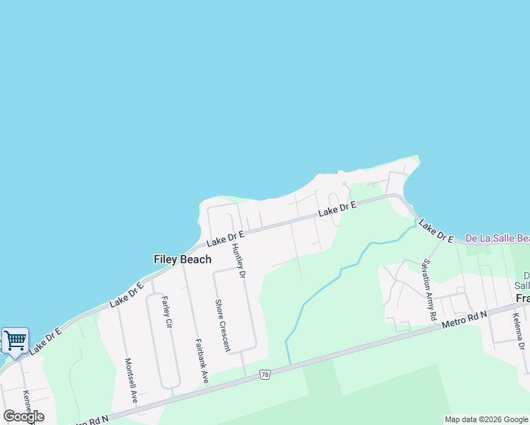 map of restaurants, bars, coffee shops, grocery stores, and more near 618 Lake Drive in Willow Beach