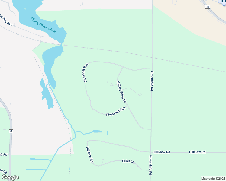 map of restaurants, bars, coffee shops, grocery stores, and more near W8593 Woodduck Court in Hortonville