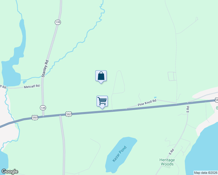 map of restaurants, bars, coffee shops, grocery stores, and more near 101 Pineland Drive in Winthrop