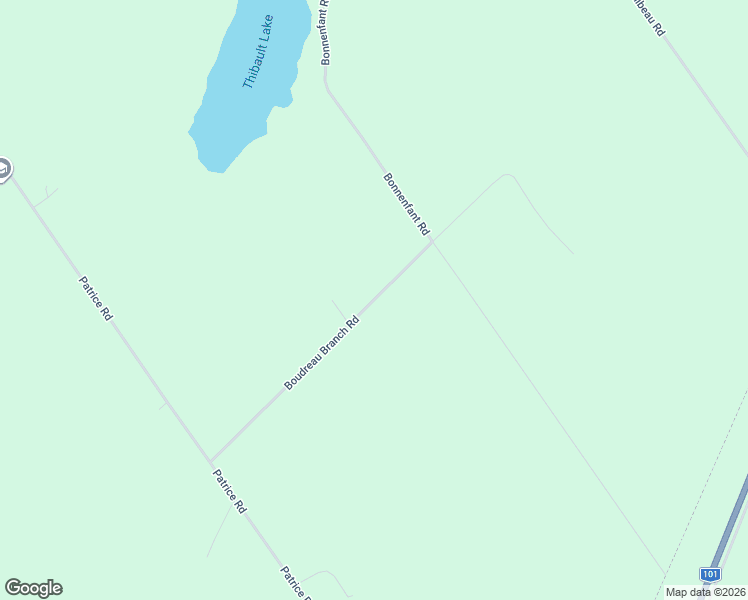 map of restaurants, bars, coffee shops, grocery stores, and more near Boudreau Branch Road in Clare