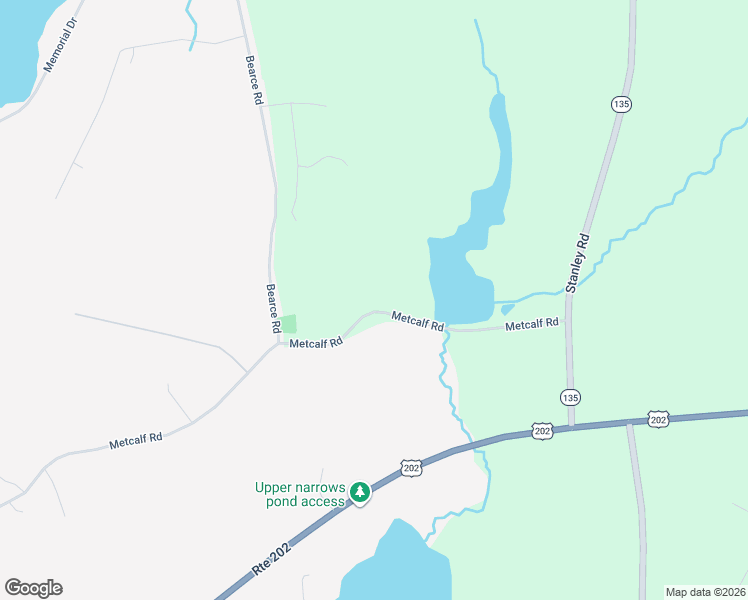 map of restaurants, bars, coffee shops, grocery stores, and more near 376 Metcalf Road in Winthrop