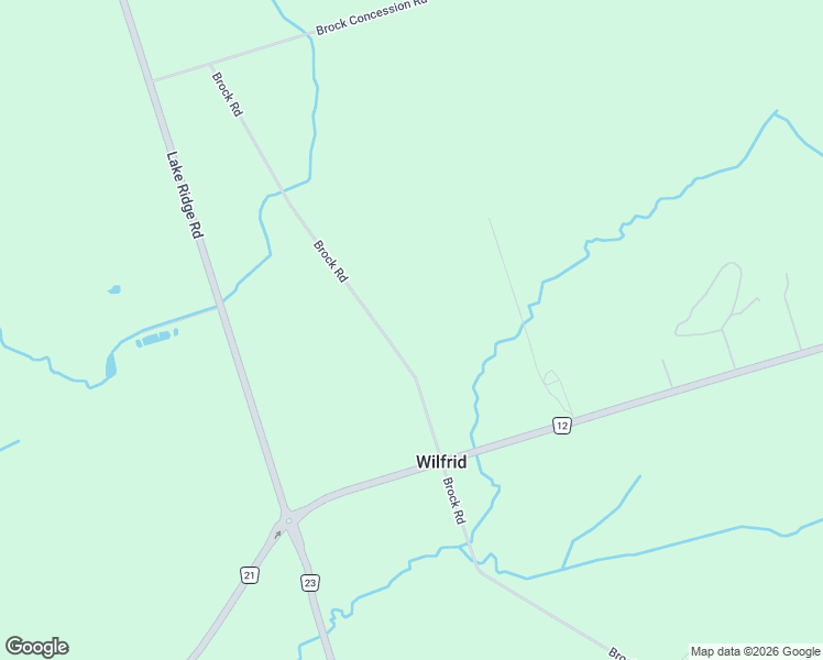 map of restaurants, bars, coffee shops, grocery stores, and more near 21225 Brock Road in Regional Municipality of Durham