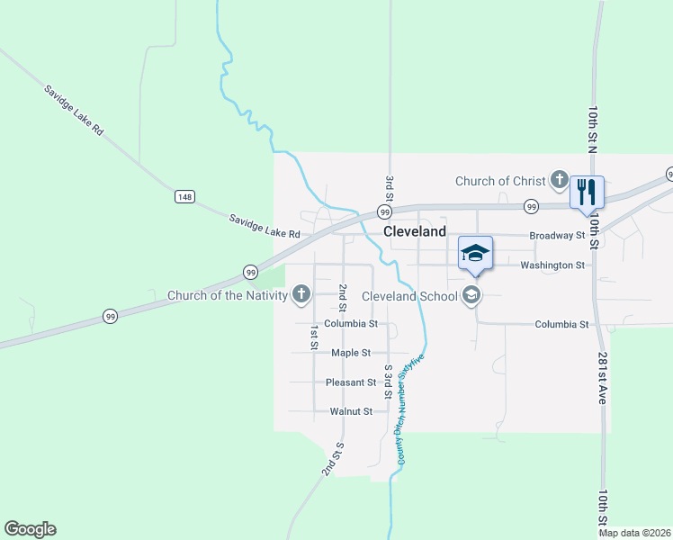 map of restaurants, bars, coffee shops, grocery stores, and more near 118 Main Street in Cleveland