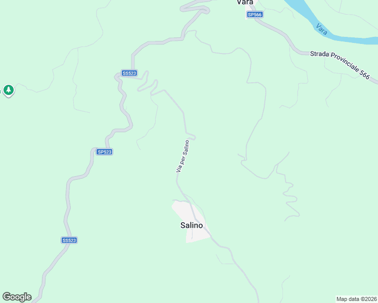 map of restaurants, bars, coffee shops, grocery stores, and more near 83 Via per Salino in Salino