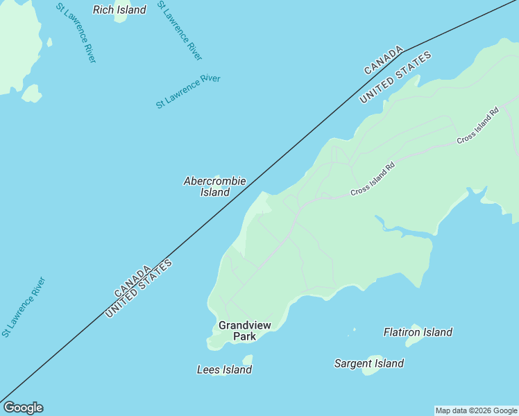 map of restaurants, bars, coffee shops, grocery stores, and more near 15813 Soskice Drive in Wellesley Island