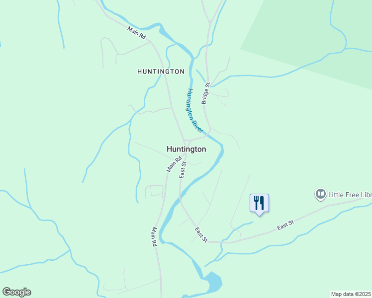 map of restaurants, bars, coffee shops, grocery stores, and more near in Huntington