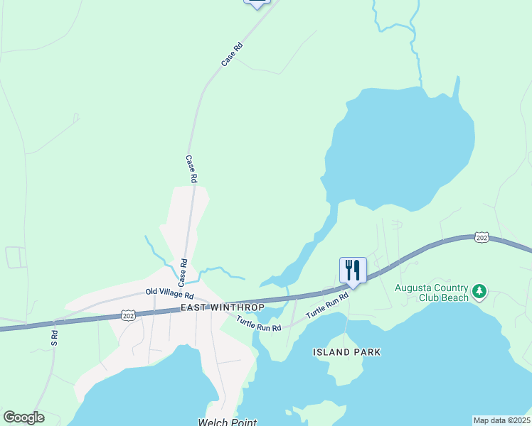 map of restaurants, bars, coffee shops, grocery stores, and more near 49 Case Road in Winthrop