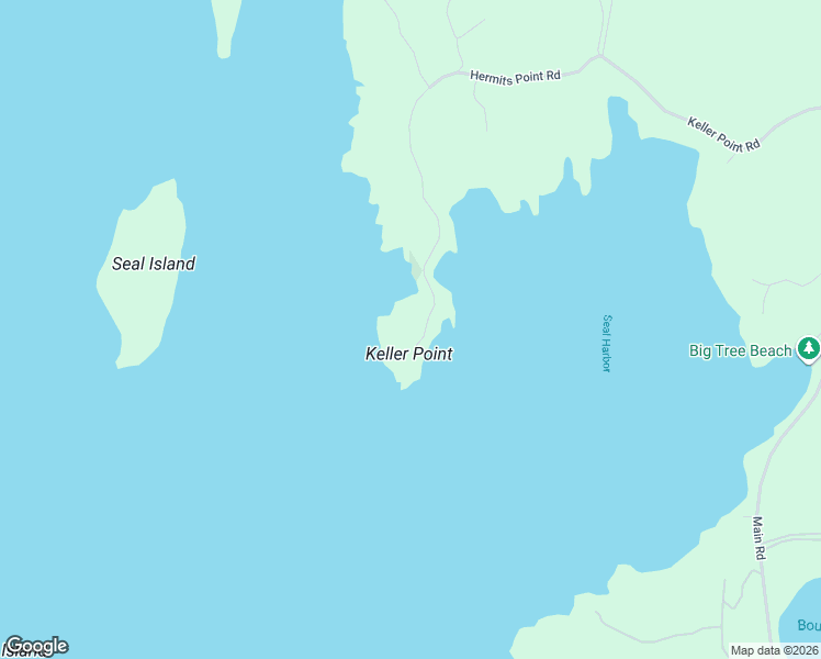 map of restaurants, bars, coffee shops, grocery stores, and more near 399 Hermits Point Road in Islesboro