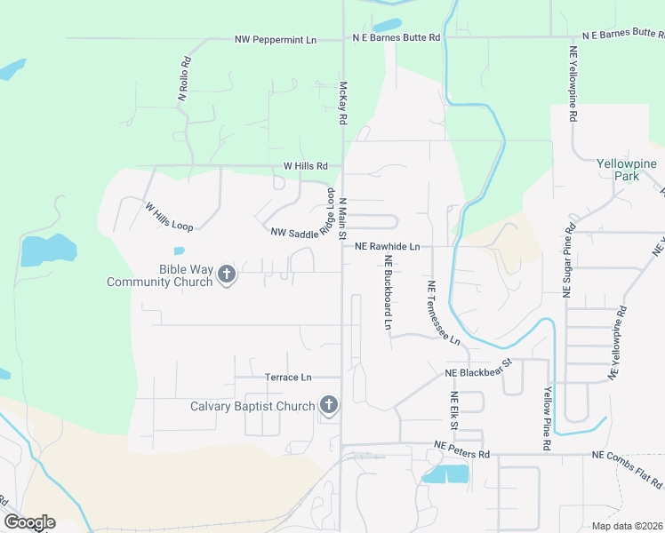 map of restaurants, bars, coffee shops, grocery stores, and more near 137 Northwest Mc Donald Road in Prineville