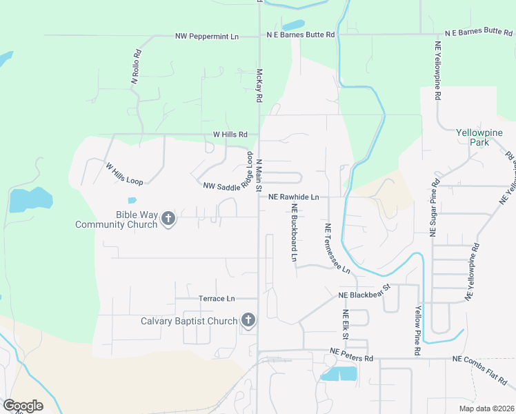 map of restaurants, bars, coffee shops, grocery stores, and more near 137 Northwest Mc Donald Road in Prineville
