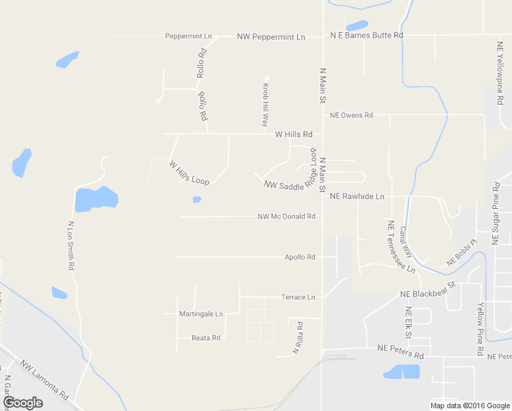 map of restaurants, bars, coffee shops, grocery stores, and more near 411 Northwest Mc Donald Road in Prineville