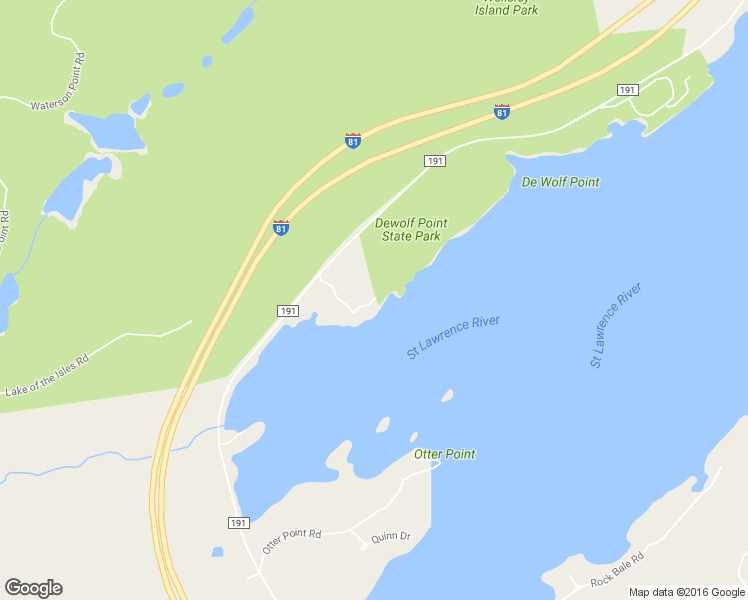 map of restaurants, bars, coffee shops, grocery stores, and more near 45490 O'Hara Drive in Wellesley Island