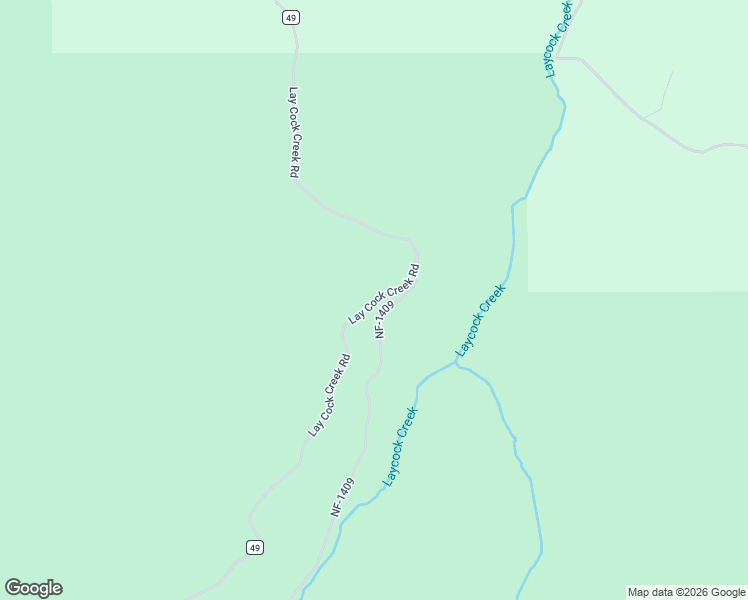 map of restaurants, bars, coffee shops, grocery stores, and more near Lay Cock Creek Road in Grant County