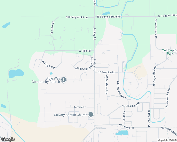 map of restaurants, bars, coffee shops, grocery stores, and more near 137 Northwest Mc Donald Road in Prineville