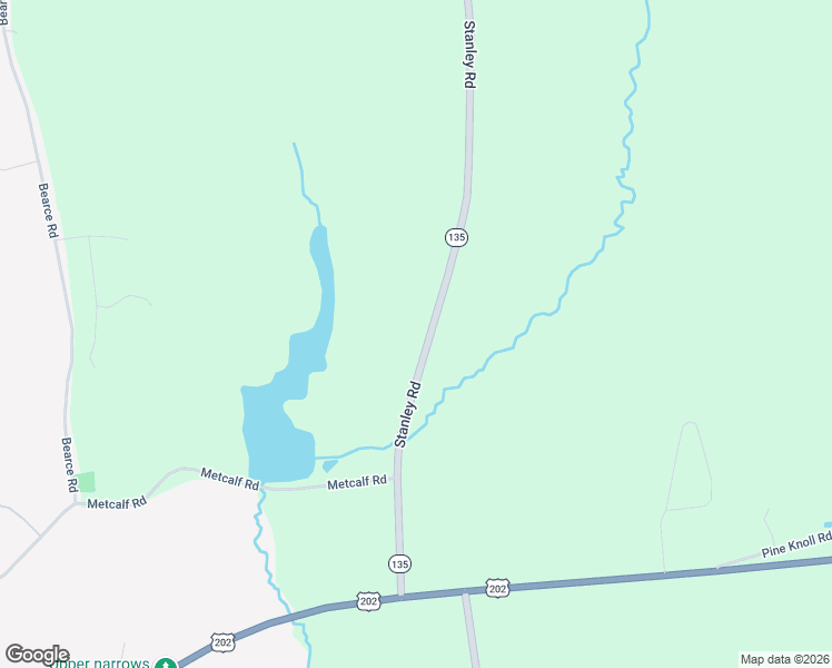 map of restaurants, bars, coffee shops, grocery stores, and more near 569 Stanley Road in Winthrop