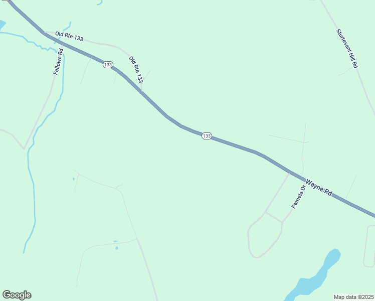map of restaurants, bars, coffee shops, grocery stores, and more near 564 Maine 133 in Winthrop