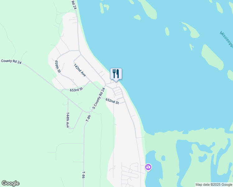 map of restaurants, bars, coffee shops, grocery stores, and more near 14039 657th Street in Wabasha
