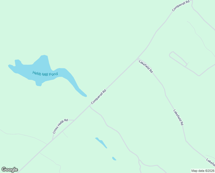 map of restaurants, bars, coffee shops, grocery stores, and more near 1311 Conquerall Road in Conquerall Mills