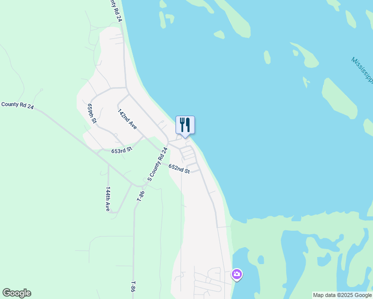 map of restaurants, bars, coffee shops, grocery stores, and more near 14039 657th Street in Wabasha