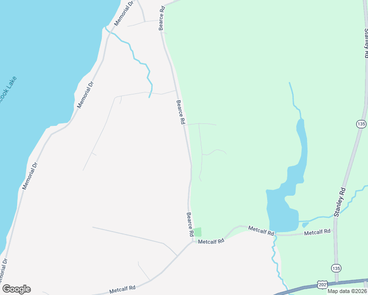 map of restaurants, bars, coffee shops, grocery stores, and more near 90 Bearce Road in Winthrop