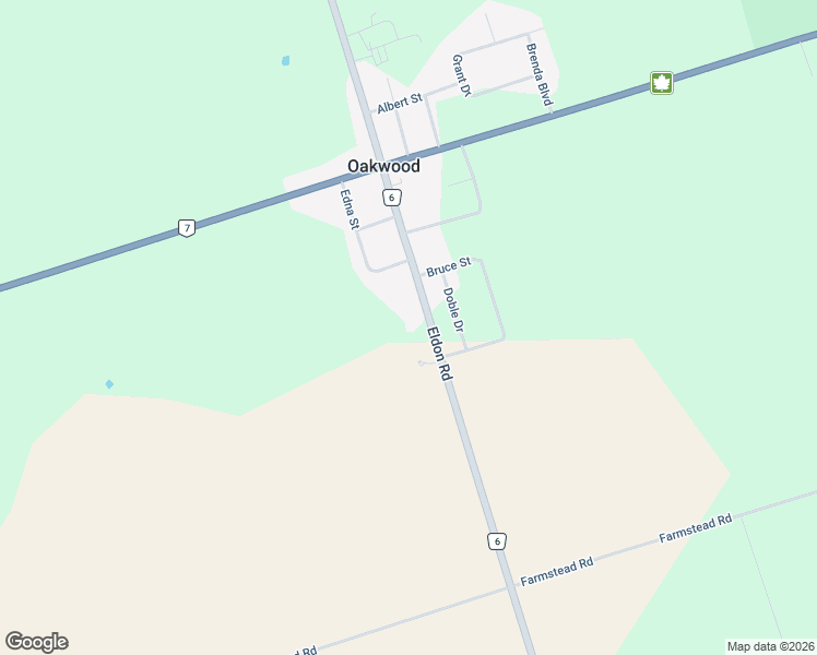 map of restaurants, bars, coffee shops, grocery stores, and more near 923 Eldon Road in Oakwood