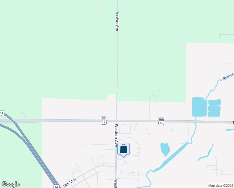 map of restaurants, bars, coffee shops, grocery stores, and more near 470th Avenue in Brookings