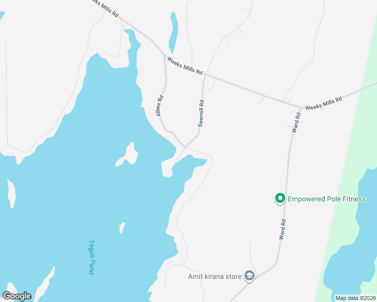 map of restaurants, bars, coffee shops, grocery stores, and more near 96 Albee Road in Augusta