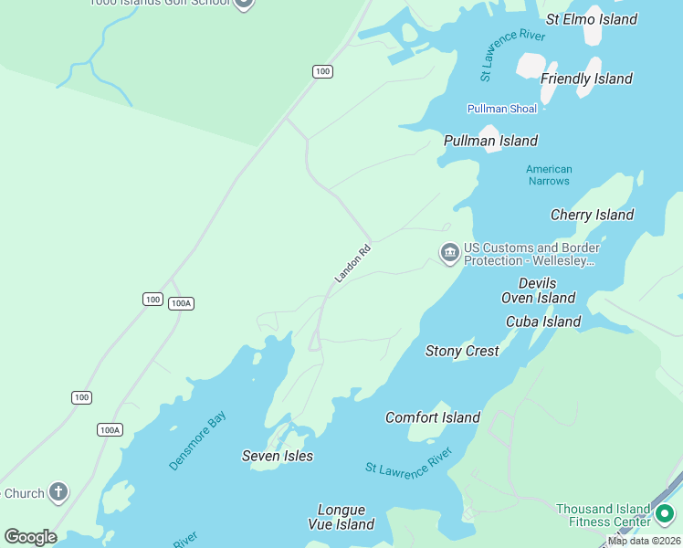 map of restaurants, bars, coffee shops, grocery stores, and more near Landon Road in Jefferson County