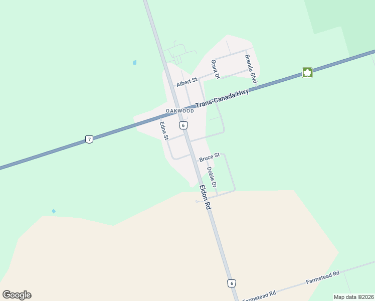 map of restaurants, bars, coffee shops, grocery stores, and more near 950 Eldon Road in Oakwood