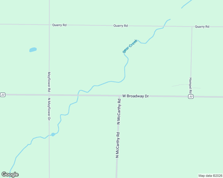 map of restaurants, bars, coffee shops, grocery stores, and more near W5888 County Road JJ in Appleton