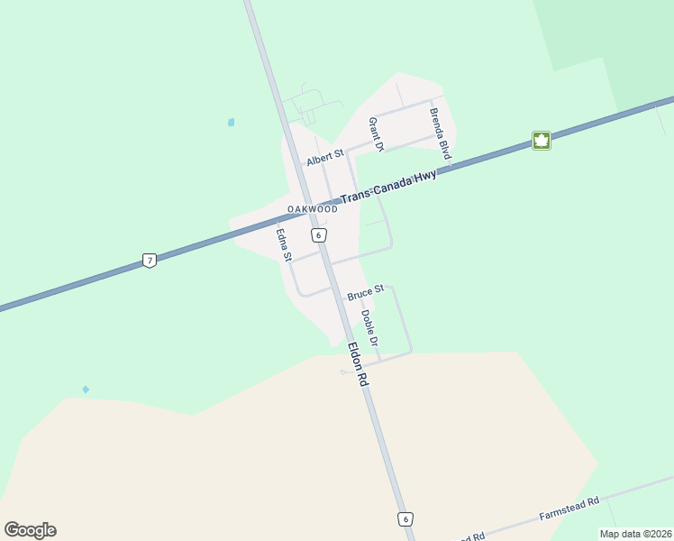 map of restaurants, bars, coffee shops, grocery stores, and more near 950 Eldon Road in Oakwood