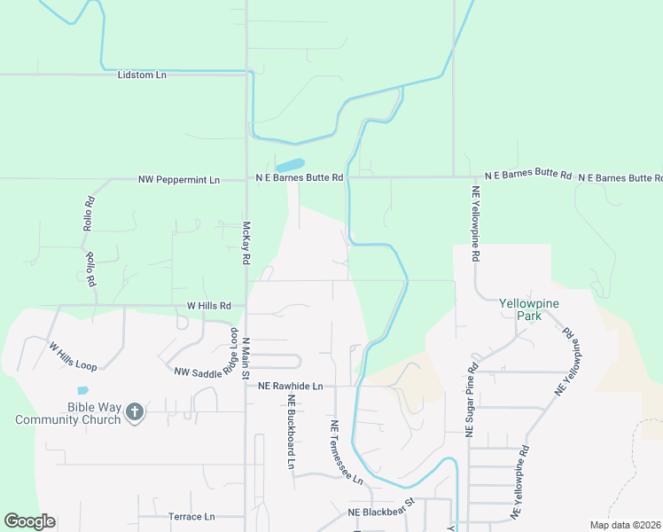 map of restaurants, bars, coffee shops, grocery stores, and more near 449 Northeast Owens Road in Prineville