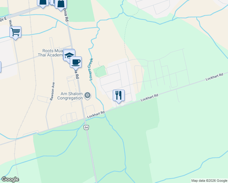 map of restaurants, bars, coffee shops, grocery stores, and more near in Barrie