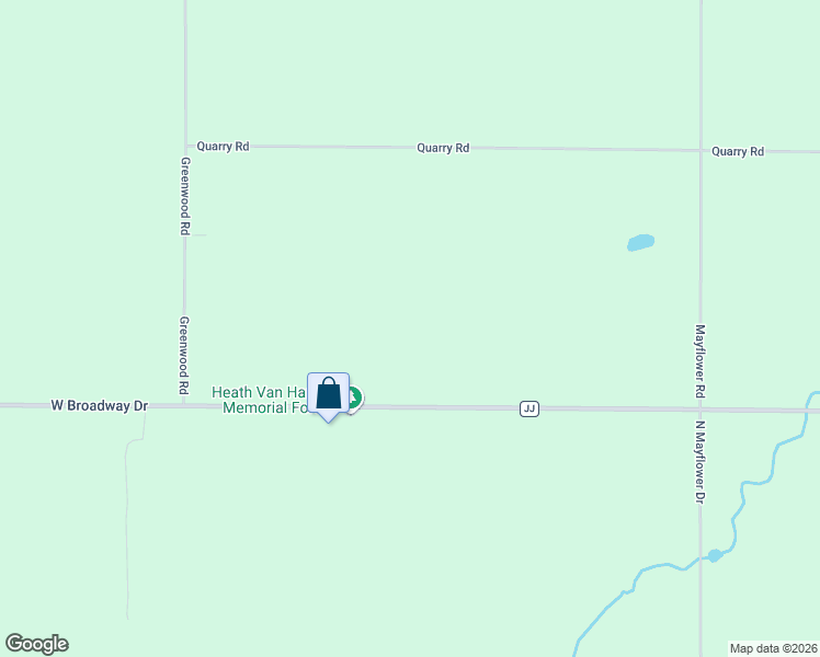 map of restaurants, bars, coffee shops, grocery stores, and more near W6348 County Road JJ in Appleton