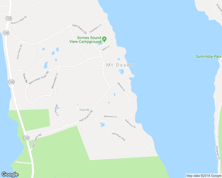 map of restaurants, bars, coffee shops, grocery stores, and more near 1 Musetti Drive in Mount Desert