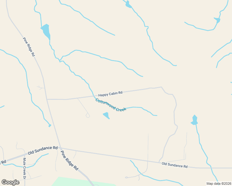 map of restaurants, bars, coffee shops, grocery stores, and more near Happy Cabin Road in Moorcroft